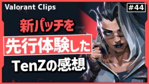 新スキン、新エージェント、ナーフ、新パッチの様々な要素について自身の感想を述べるTenZ!! #44【ヴァロラント】【Valorant翻訳】