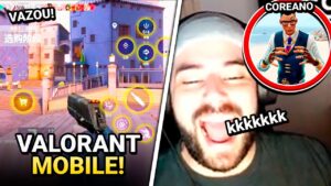 VAZOU AS IMAGENS DO VALORANT PARA CELULAR (MOBILE)! CHAMBER DO COREANO BUGADO - VALORANT CLIPS