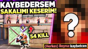 BU OYUNU KAYBEDERSEM 6 YILLIK SAKALLARIMI KESERİM! 54 KİLL ALDIM | Valorant Rasherino