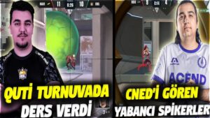 CNED'İ GÖREN YABANCI SPİKERLER ÇILDIRDI!! QUTİ TURNUVADA DERS VERDİ | VALORANT EN İYİ ANLAR #653