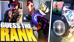 Can Shanks Guess The Valorant Rank from IRON to RADIANT Players