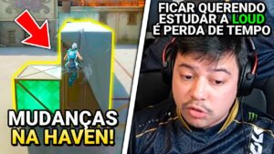 FRTTT COMENTA SOBRE JOGAR CONTRA TIME  DA LOUD! MUDANÇAS NA CAIXA DA HAVEN - VALORANT CLIPS