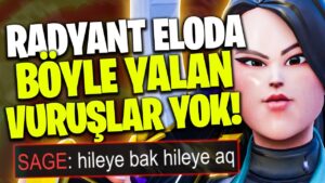 HİLE DEDİRTEN YALAN VURUŞLAR !! SAGE BABA VALORANT