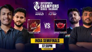 HINDI | Semi Finals | SCS ROAD TO VCT 2022 Event | Team Valor vs Lethal esports | Day 3