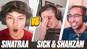 SEN SINATRAA VS SICK &#038; SHAHZAM IN RADIANT RANKED !!!