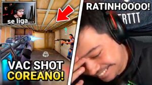VAC SHOT INSANO DO COREANO (INIMIGO FICOU SEM ENTENDER)! FRTTT JOGA COM XAROLA  - VALORANT CLIPS