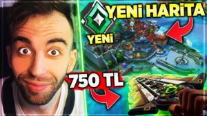 750 TL'LİK YENİ VALORANT SİLAHINI ALIP YENİ HARİTAYI DENEDİK! YENİ LİG VE SAVAŞ BİLETİ! Valorant