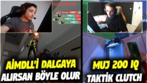 AİMDLL İLE DALGA GEÇERSEN BÖYLE OLUR!! MUJ 200 IQ TAKTİK CLUTCH | VALORANT EN İYİ ANLAR #676