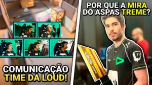 ASPAS EXPLICA O MOTIVO DA MIRA FICAR TREMENDO! COMUNICAÇÃO DO TIME DA LOUD NO VCT - VALORANT CLIPS