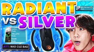 I Hosted a RADIANT VS SILVER Tournament but Radiants Invert Mouse.. (Valorant)