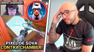 JOGADORES DE CHAMBER ODEIAM NOVA JOGADA DO TIXINHA! SACY REAGINDO AO NINJA DEFUSE - VALORANT CLIPS