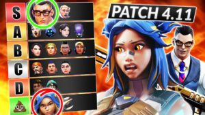 NEW BEST AGENTS TIER LIST for Patch 4.11 - CHAMBER TAKING OVER THE GAME - Valorant Guide