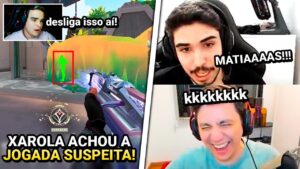 SAADHAK ERROU A JOGADA E ASPAS FOI ELIMINADO! XAROLA ACHOU ESSA JOGADA SUSPEITA! - VALORANT CLIPS