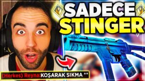 SADECE STINGER OYNAYARAK OYUN KAZANMAK?! | Valorant Rasherino