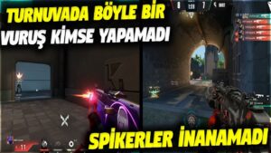 TURNUVADA BÖYLE BİR VURUŞ KİMSE YAPAMADI!! 1V5 EFSANE ACE CLUTCH | VALORANT EN İYİ ANLAR #679