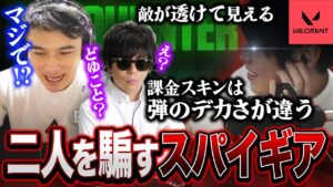 【VALORANT】嘘をついてうんこちゃんともこうさんに課金を促すスパイギア【SPYGEA/スパイギア】