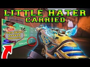 Hater gets Carried and his Mouth shut - Valorant