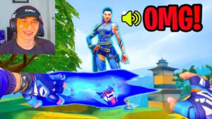 I met my BIGGEST FAN on VALORANT and he cried... 😭