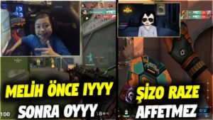 MELİH'İN KARİZMA GİDERKEN BİR ANDA TOPLUYOR!! ŞİZO RAZE AFFETMEZ | VALORANT EN İYİ ANLAR #705