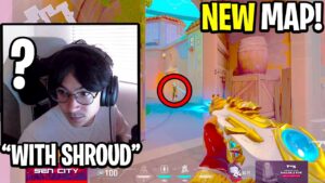 TENZ PLAYS HIS FIRST GAME ON PEARL MAP WITH SHROUD ON STREAM!! | VALORANT