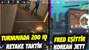 TURNUVADA 200 IQ TAKTİK!! FRED EŞİTTİR KOREAN JETT | VALORANT EN İYİ ANLAR #708