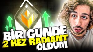Valorant Bir Günde "2 DEFA RADIANT" Oldum !!