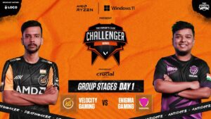 Velocity Gaming vs Enigma Gaming | TEC Challenger Series | Group Stages | Day 1 | Match 1 | BO3