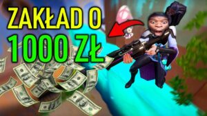 założyłem się o 1000 zł, że to zrobi...