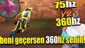 360HZ'İ OLAN BİRİYLE KILL YARIŞINA GİRDİM AMA BENDE 75HZ VAR!