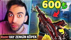 600 TL'LİK YENİ VALORANT SİLAHINI ALDIM! (RAKİPLERİN YERİNİ GÖSTERİYO (!)
