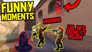 FUNNIEST MOMENTS IN VALORANT #106