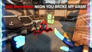 I break Valorant Player Models with Neon Movement...