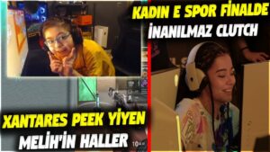 XANTARES PEEK YİYEN MELİH'İN HALLER!! SUNUCULARI HAYRAN BIRAKAN CLUTCH | VALORANT EN İYİ ANLAR #743