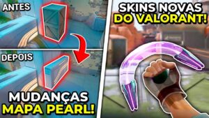A RIOT RESOLVEU FAZER MUDANÇAS NO MAPA PEARL... NOVA COLEÇÃO DE SKINS CHRONOVOID - VALORANT CLIPS