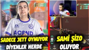 CNED SADECE JETT OYNUYOR DİYENLER!! SAMİ ŞİZO OLUYOR | VALORANT EN İYİ ANLAR #755
