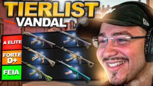 Escolhi entre AS PIORES e AS MELHORES SKINS de VANDAL do VALORANT! - TIERLIST DO TTEUW