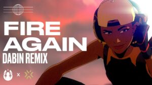 Fire Again Dabin Remix // Official Audio Visualizer // VALORANT Champions 2022