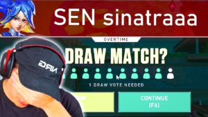 I played a 40 Round VALORANT Game vs. SEN Sinatraa