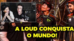 MELHORES MOMENTOS E REAÇÕES DO TÍTULO DA LOUD NO VALORANT CHAMPIONS!