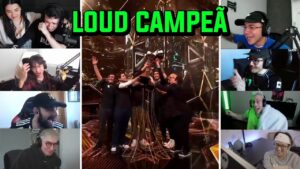 REAÇÃO DO MUNDO A VITÓRIA DA LOUD NO CHAMPIONS 2022