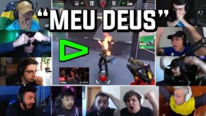 REAÇÃO DOS STREAMERS COM A LOUD BUSCANDO O OT NO CHAMPIONS