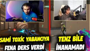SAMİ YABANCIYA FENA DERS VERDİ!! TENZ BİLE İNANAMADI HAREKETE | VALORANT EN İYİ ANLAR #763