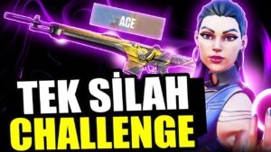 Sadece "YENİ GUARDİAN" ile OYNADIM !! Tek Silah Challenge VALORANT SAVAŞ BİLETİ OYNAYIŞ #INZONE H9