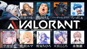 【VALORANT】久々のVALOカスタムだぁ～！【渋谷ハル】