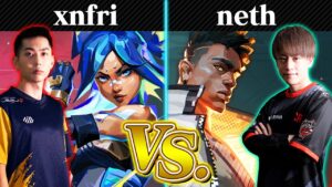 【クラッチキング対決】xnfri Vs. neth | 1vs1チャレンジ in フラクチャー【VALORANT/ヴァロラント】