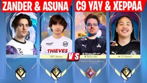 100T Asuna & V1 Zander Vs OPTIC YaY & C9 Xeppaa Happened In Immortal Radiant Lobby | VALORANT