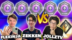 3 RADIANT PLAYERS vs 5 DIAMONDS featuring SEN Zekken & Flexinja (VALORANT MONTAGE AND HIGHLIGHTS)