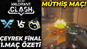Fire Flux vs TENSTAR 1. MAÇ ÖZETİ | G-Loot VALORANT Clash - Showdown