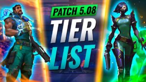 NEW UPDATE: BEST Agents Tier List! - Valorant Patch 5.08