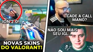 SACY ENCONTROU SAADHAK COM SEU NOVO DUO NA RANKED! NOVA COLEÇÃO DE SKINS ION 2.0 - VALORANT CLIPS